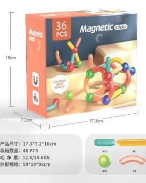 ZABAWKA MAGNETIC 36PCS 6781375