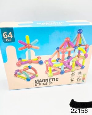 ZABAWKA KLOCKI MAGNETYCZNE 64 PCS 6781379
