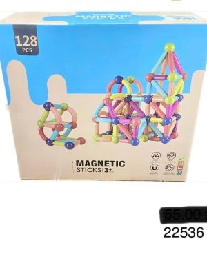 ZABAWKA KLOCKI MAGNETYCZNE 128 PCS 6781380