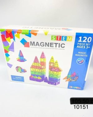 ZABAWKA KLOCKI MAGNETYCZNE 120 PIECE SET 6781382