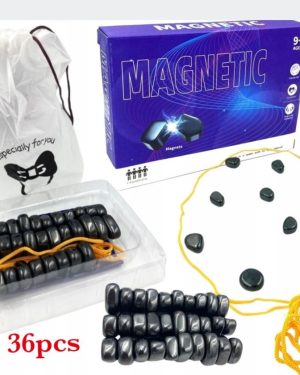 36 pcs Magnetyczna gra w szachy Kamienie Magnetyczne Szachy Gra Edukacyjne Warcaby 6781413