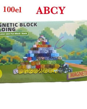 KLOCKI MAGNETYCZNE KLOCKI SZEŚCIANY 100EL KLOCKÓW 6781504