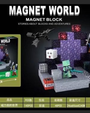 Klocki magnetyczne WORLD 133 elementów. 6781514