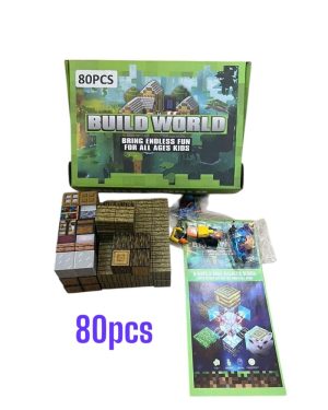 80PCS MAGNETYCZNY KLOCKI KONSTRUKCYJNE ZABAWKA DLA DZIECI ZESTAW STEM 6781517