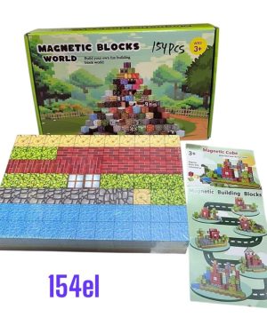 KLOCKI 154PCS MAGNETYCZNE MINECRAFT 6781518