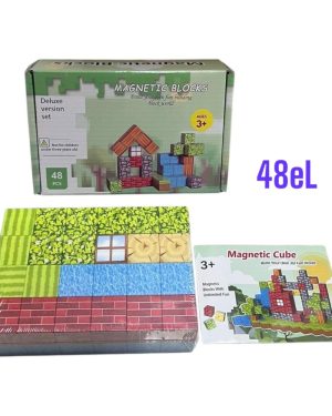 KLOCKI 48PCS MAGNETYCZNE MINECRAFT 6781521