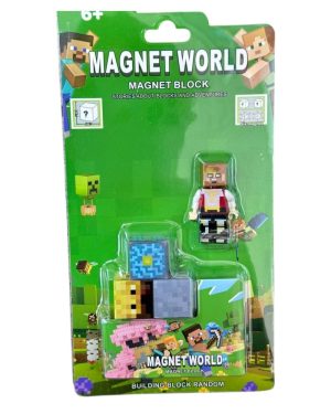 zestaw Minecraft magnet world 6781522
