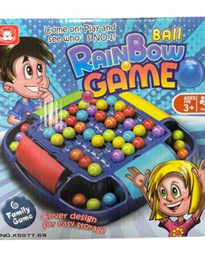 GRA UKŁADANKA LOGICZNA STRATEGICZNA ELIMINACJA KORALIKÓW KULEK RAINBOW BALL 6781525