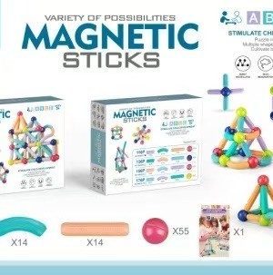 116EL Zestaw Duże Klocki Magnetyczne Klocków 6781537