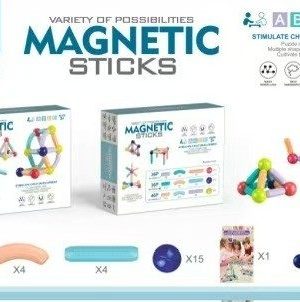 36EL Zestaw Duże Klocki Magnetyczne Klocków 6781539