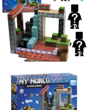 Klocki magnetyczne minecraft 184 elementów 6781540