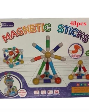 DUŻE KLOCKI MAGNETYCZNE RURKI DO BUDOWANIA TUBE BLOCK 48 szt DUŻY ZESTAW 6781543