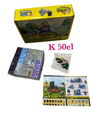 KLOCKI MAGNETYCZNE MINECRAFT KLOCKI SZEŚCIANY 50 KLOCKÓW + 1 FIGURKI MOCNE 6781557