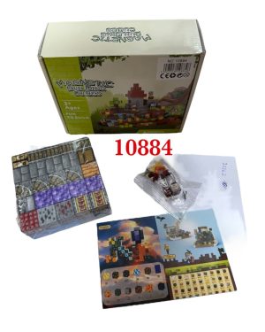KLOCKI MAGNETYCZNE MINECRAFT KLOCKI SZEŚCIANY 50 KLOCKÓW + 1 FIGURKI MOCNE 6781560