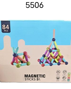 Klocki magnetyczne 84 elementów. 6781582