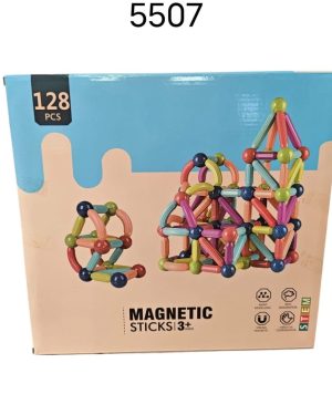 Klocki magnetyczne 128 elementów 6781583