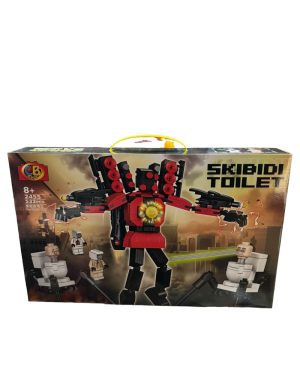 Klocki SKIBIDI TOILET 532pcsTitan Speakerman CAMERAMAN FIGURKA 6781585