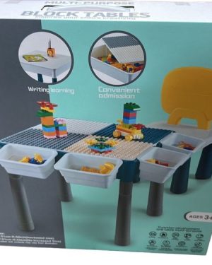 STOLIK DO BUDOWANIA ZABAWY 6w1 + KLOCKI KRZESEŁKO 6781856