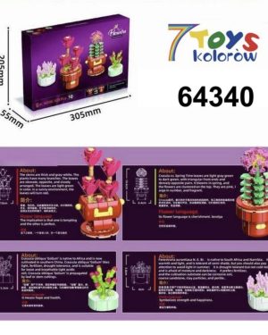 KLOCKI KWIATY FLOWERS 6782101