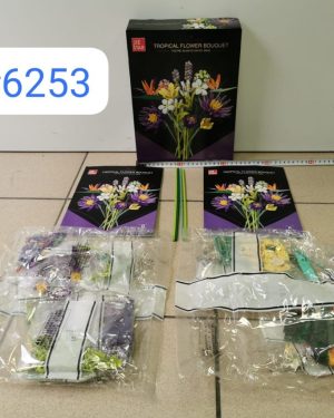 ZABAWKA Klocki kwiaty 6782122