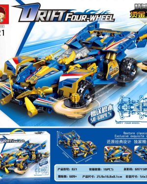 Klocki Samochód Drift Four-Wheel 6782143