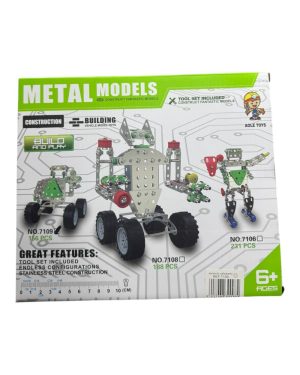 Klocki konstrukcyjne metalowe auto 156 elementy 6782147