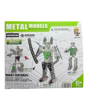 Klocki konstrukcyjne metalowe auto 238 elementy 6782150