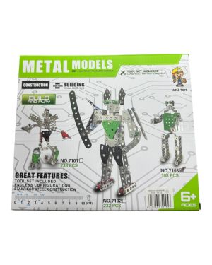 Klocki konstrukcyjne metalowe auto 198 elementy 6782151