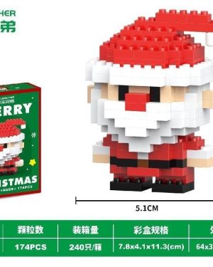 KLOCKI 174PCS MERRY CHRISTMAS 6782155