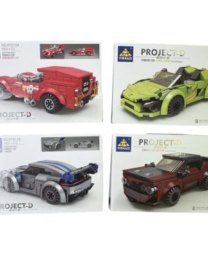 KLOCKI 150PCS+ PROJECT -D SUPER CAR 6782161