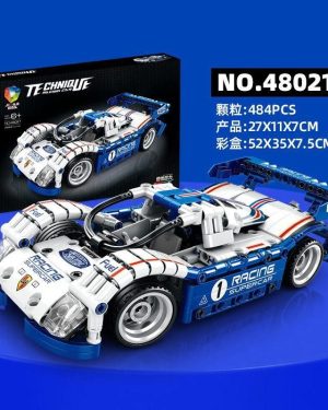 KLOCKI KONSTRUKCYJNE SPORTOWY SAMOCHÓD DLA DZIECI ZDALNIE STEROWANY PILOTEM 6782192