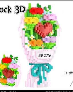 KLOCKI 3D KWIATY FLOWERS 6782199