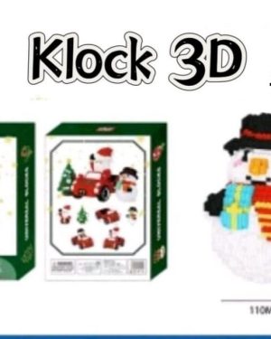 Klocki 3D bałwan śniegowy 6782205