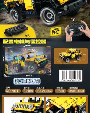 Klocki 349 pcs RACING R/C CAR 6782212