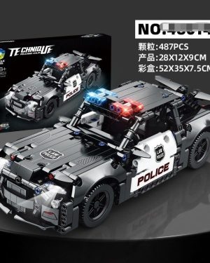 KLOCKI KONSTRUKCYJNE SPORTOWY SAMOCHÓD POLICJA ZDALNIE STEROWANY SZYBKI 6782237