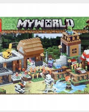 KLOCKI Minecraft FARMA WIOSKA 778ele 6782291