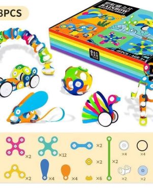 KLOCKI MAGNETYCZNE EDUKACYJNE MAGNETIC STICKS KREATYWNE 48EL 6782344