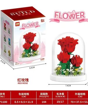 klocki kwiaty bukiet 6782382