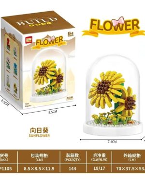 klocki kwiaty bukiet 6782383