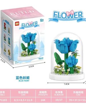 klocki kwiaty bukiet 6782384