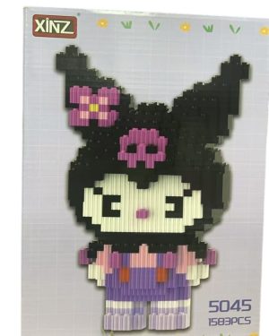 KLOCKI 3D DUŻA FIGURKA KUROMI HELLO KITTY ZESTAW KLOCKÓW 1583 EL NA PREZENT 6782401