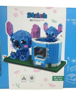ZESTAW FIGURKA KLOCKI LILO & STITCH 1598 ELEMENTÓW Nauka PREZENT 6782429