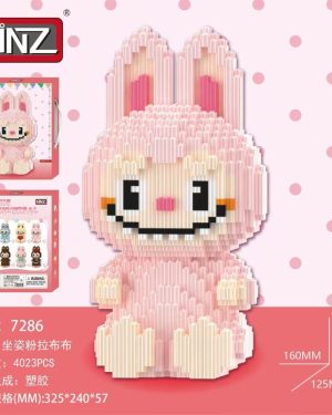 KLOCKI KONSTRUKCYJNE LABUBU ZESTAW KLOCKÓW ZABAWKA DLA DZIECI NA PREZENT 6782461