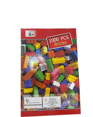 KLOCKI Plastikowe Konstrukcyjne KOLOROWE 1000 szt 6782463