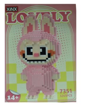 KLOCKI KONSTRUKCYJNE LABUBU ZESTAW KLOCKÓW ZABAWKA DLA DZIECI NA PREZENT 6782491