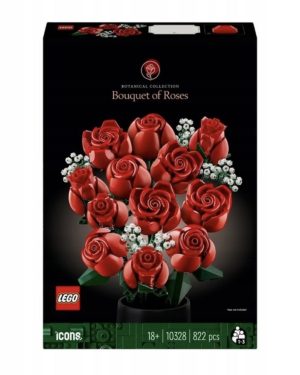 LEGO ICONS BUKIET RÓŻ CZERWONE KWIATY 10328 6782643