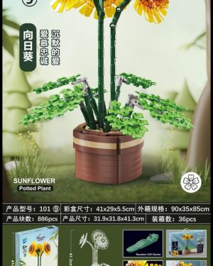 Klocki Konstrukcyjne Kwiat Storczyk w Doniczce 6782647