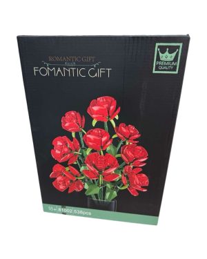 BUKIET KWIATÓW Z KLOCKÓW KLOCKI RÓŻE firmy CHICIRIS 6782667