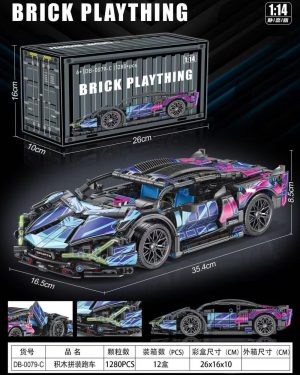 Zestaw Klocków Mega LAMBORGHINI CYBERPUNK Klocki Samochód . 6782782
