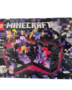 KLOCKI MINECRAFT JASKINIA LAWY LED ŚWIECĄ 604EL 6782943